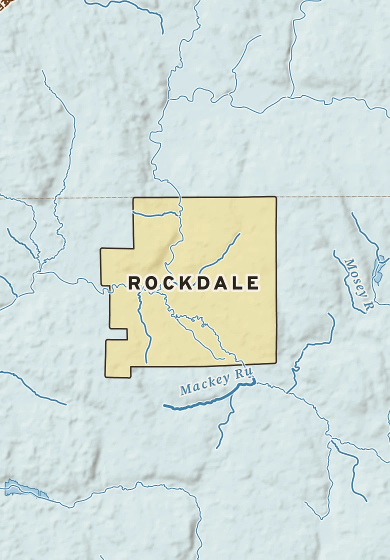 Atlas plate of Rockdale, Pennsylvania.