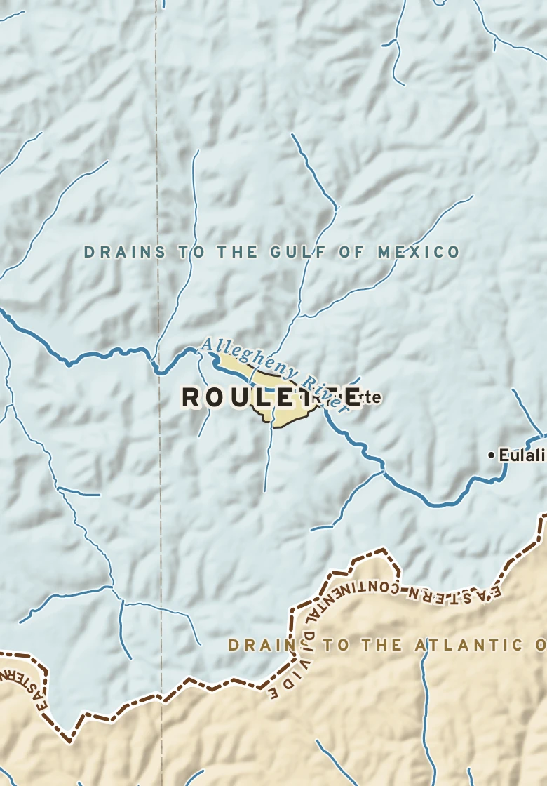 Atlas plate of Roulette, Pennsylvania.