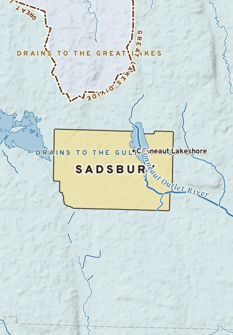 Atlas plate of Sadsbury, Pennsylvania.