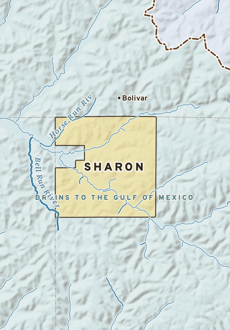 Atlas plate of Sharon, Pennsylvania.