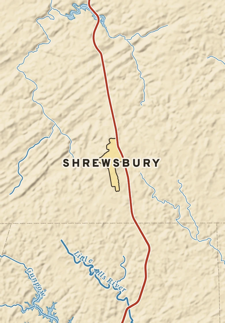 Atlas plate of Shrewsbury, Pennsylvania.