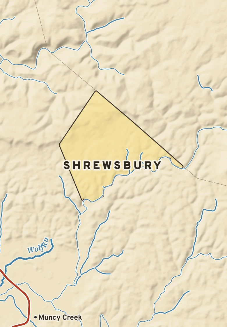 Atlas plate of Shrewsbury, Pennsylvania.