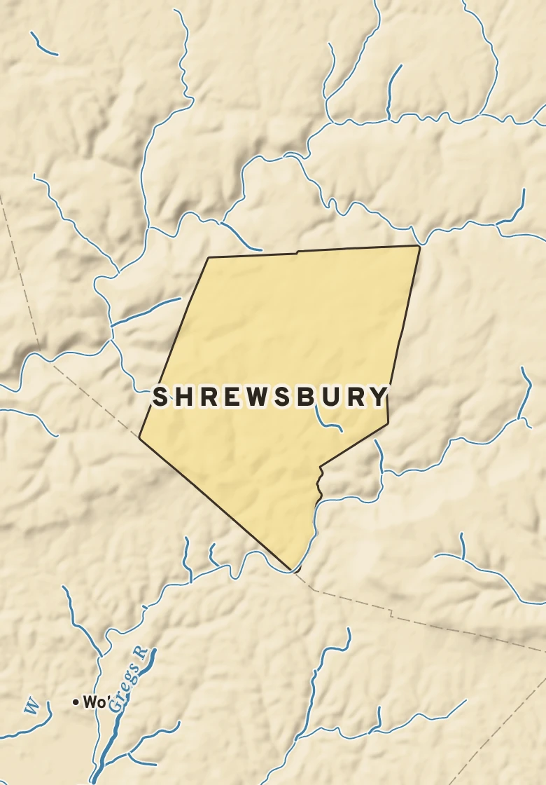 Atlas plate of Shrewsbury, Pennsylvania.