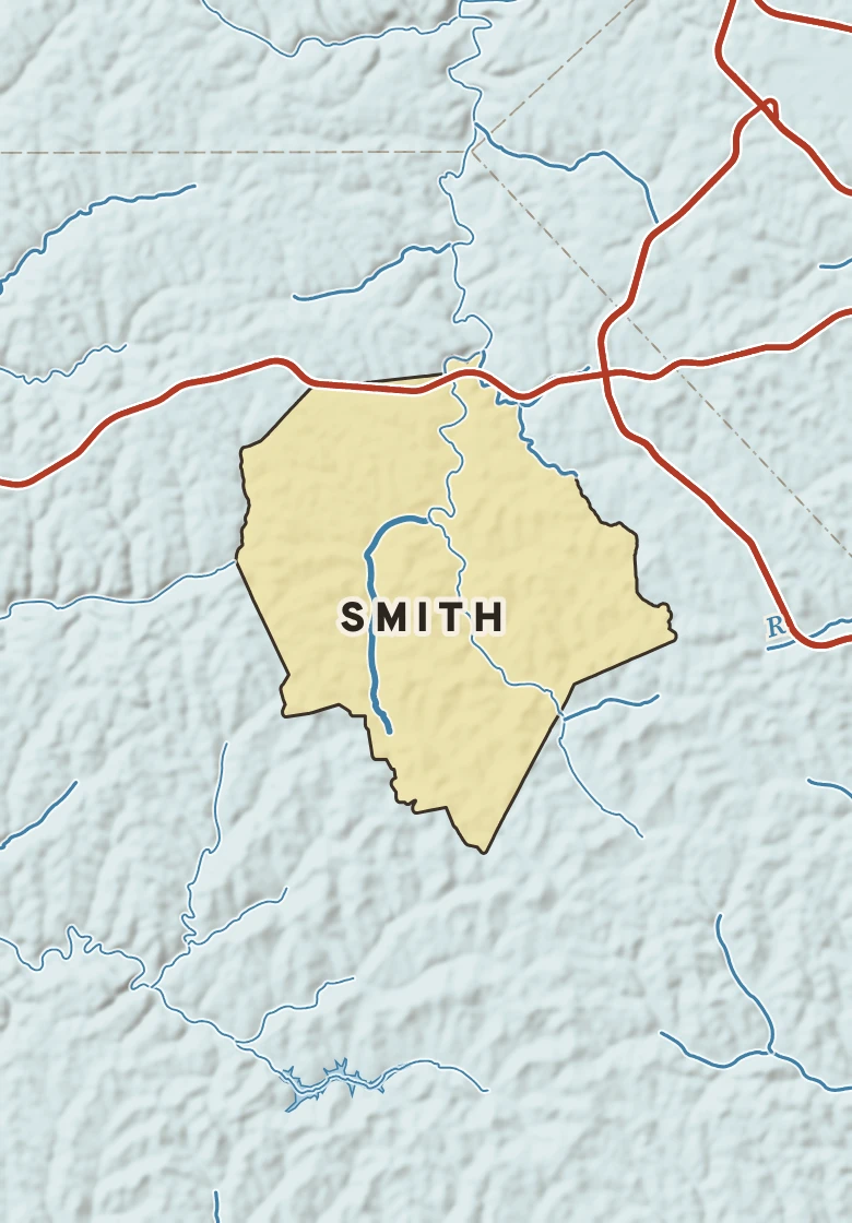 Atlas plate of Smith, Pennsylvania.