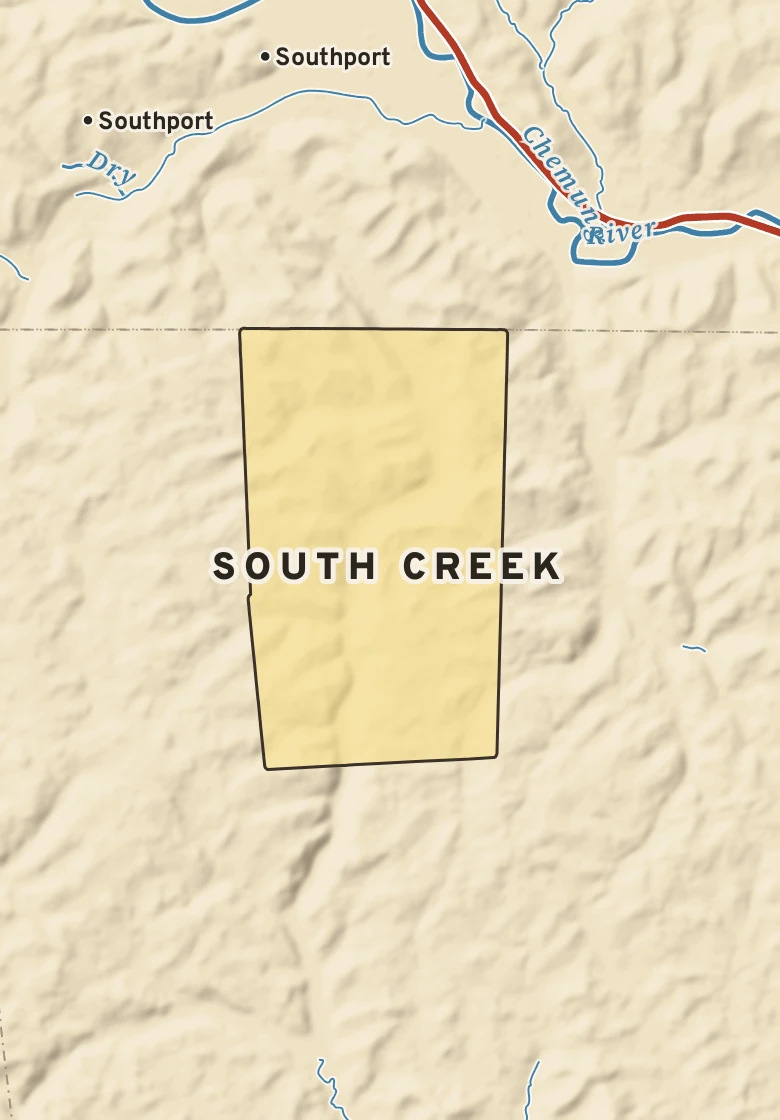 Atlas plate of South Creek, Pennsylvania.