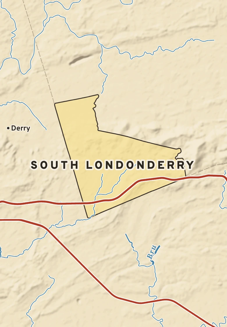 Atlas plate of South Londonderry, Pennsylvania.