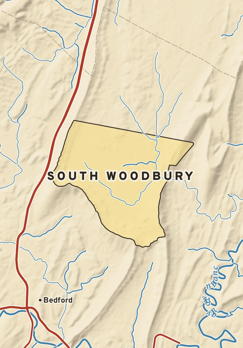 Atlas plate of South Woodbury, Pennsylvania.