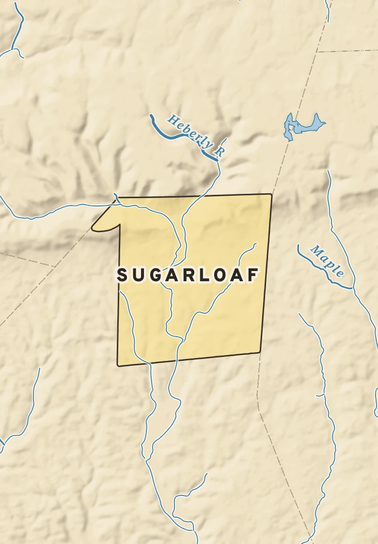 Atlas plate of Sugarloaf, Pennsylvania.