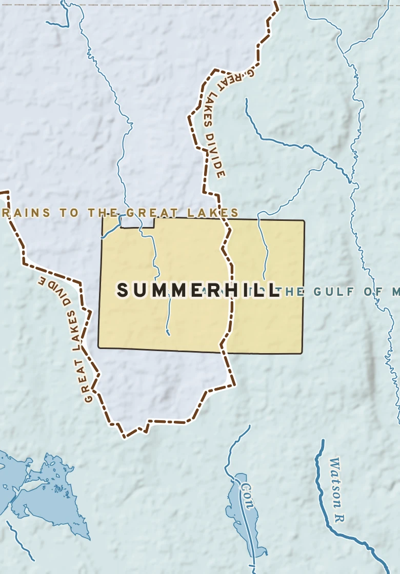 Atlas plate of Summerhill, Pennsylvania.
