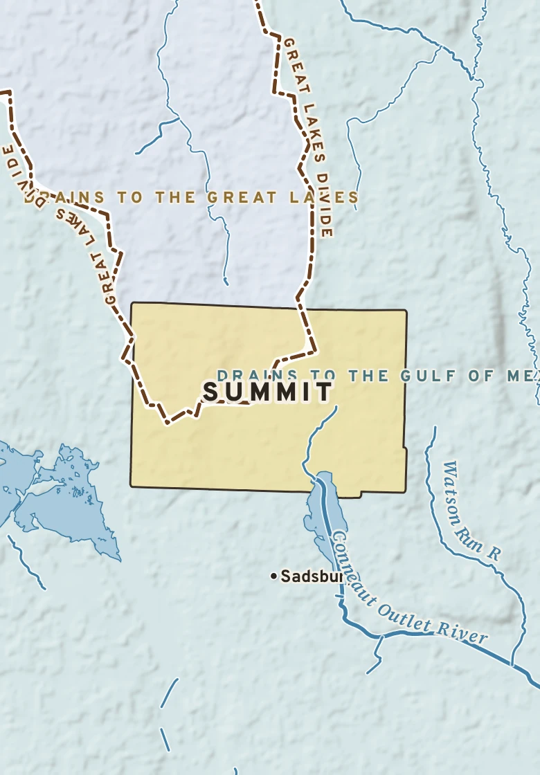 Atlas plate of Summit, Pennsylvania.