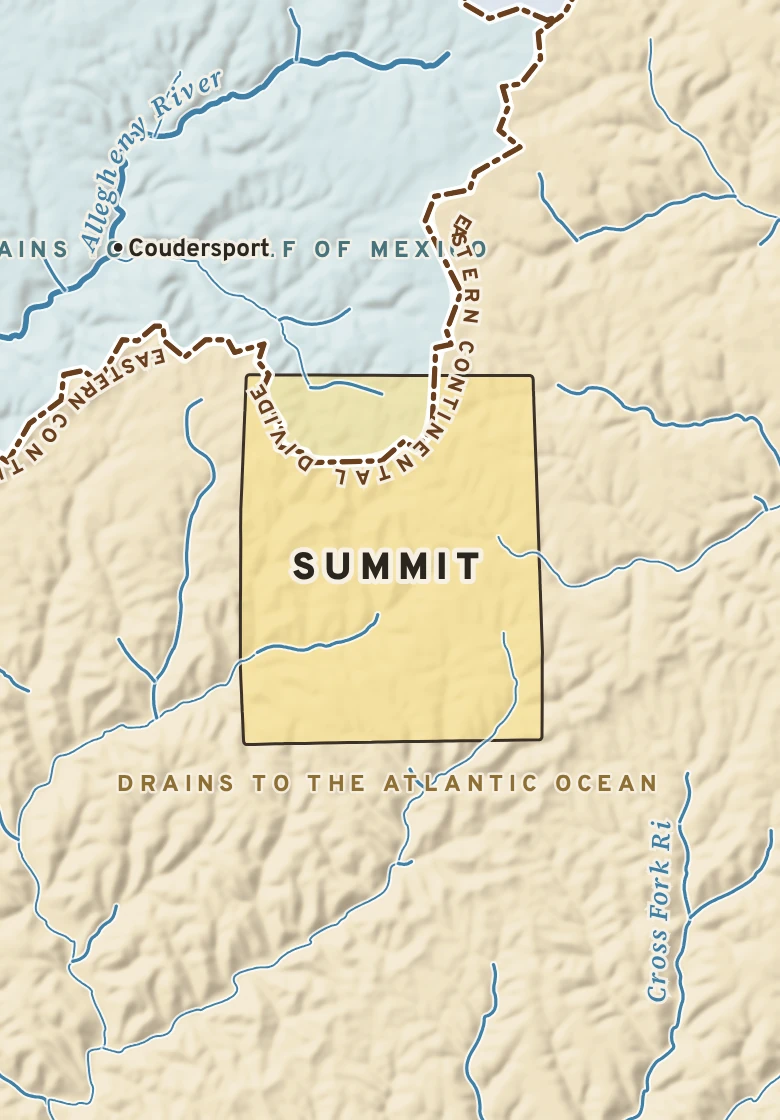 Atlas plate of Summit, Pennsylvania.