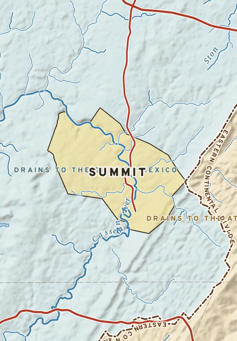 Atlas plate of Summit, Pennsylvania.