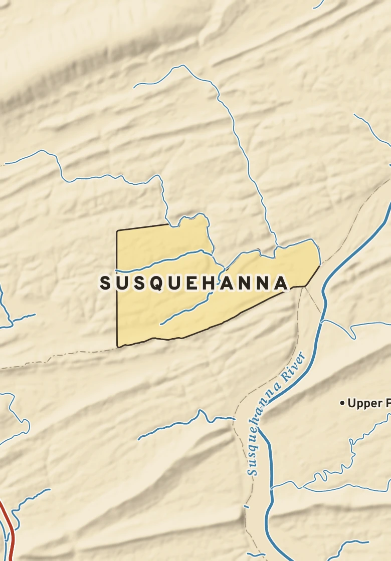 Atlas plate of Susquehanna, Pennsylvania.