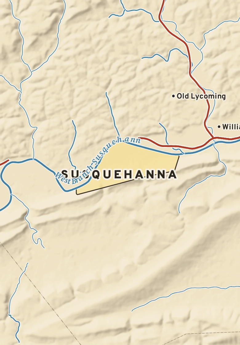 Atlas plate of Susquehanna, Pennsylvania.