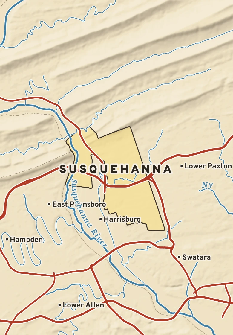 Atlas plate of Susquehanna, Pennsylvania.