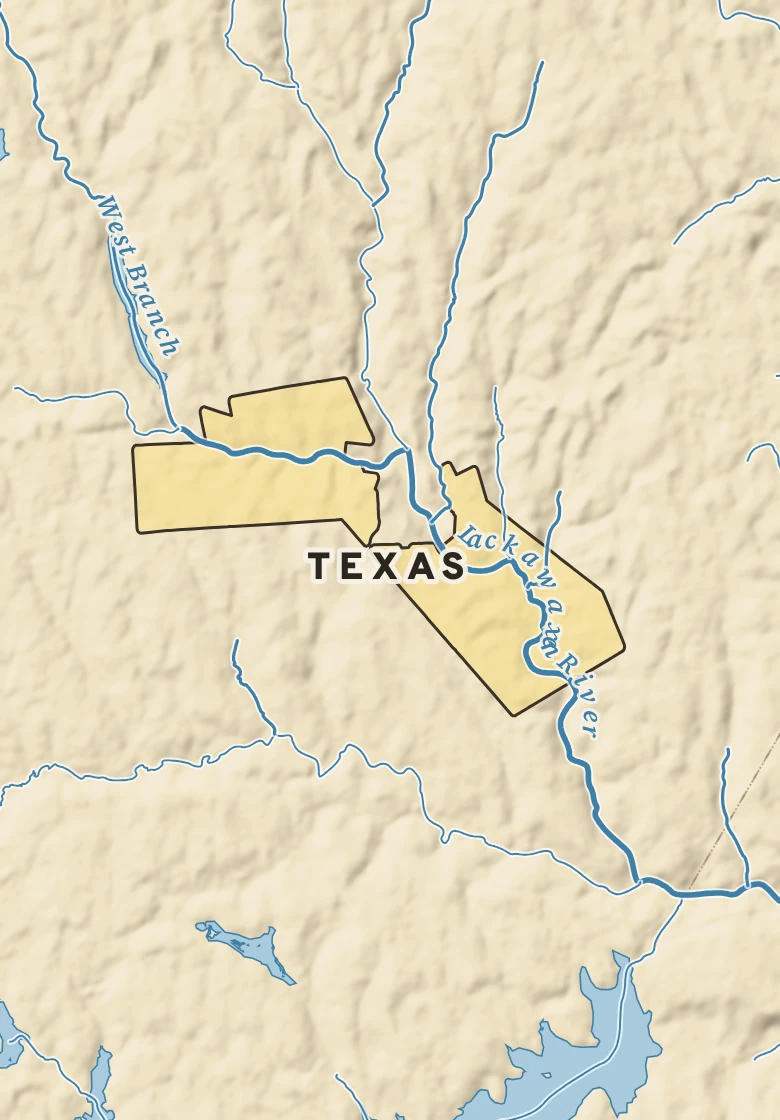 Atlas plate of Texas, Pennsylvania.