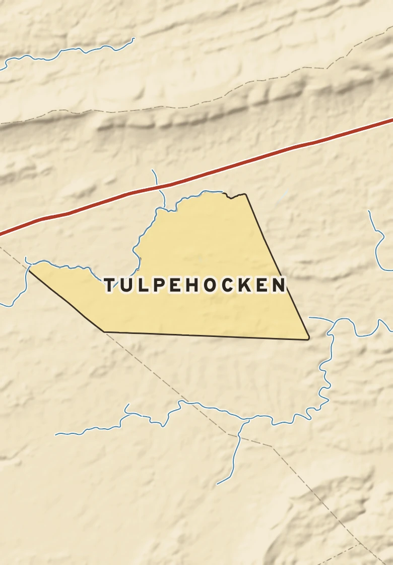 Atlas plate of Tulpehocken, Pennsylvania.