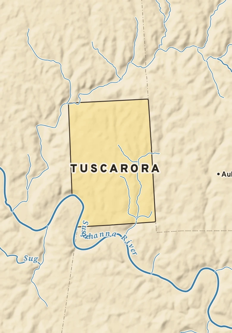 Atlas plate of Tuscarora, Pennsylvania.