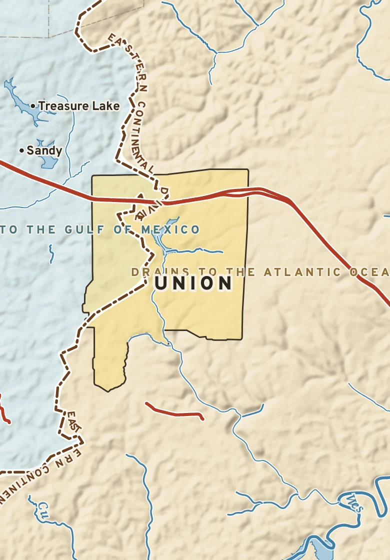 Atlas plate of Union, Pennsylvania.
