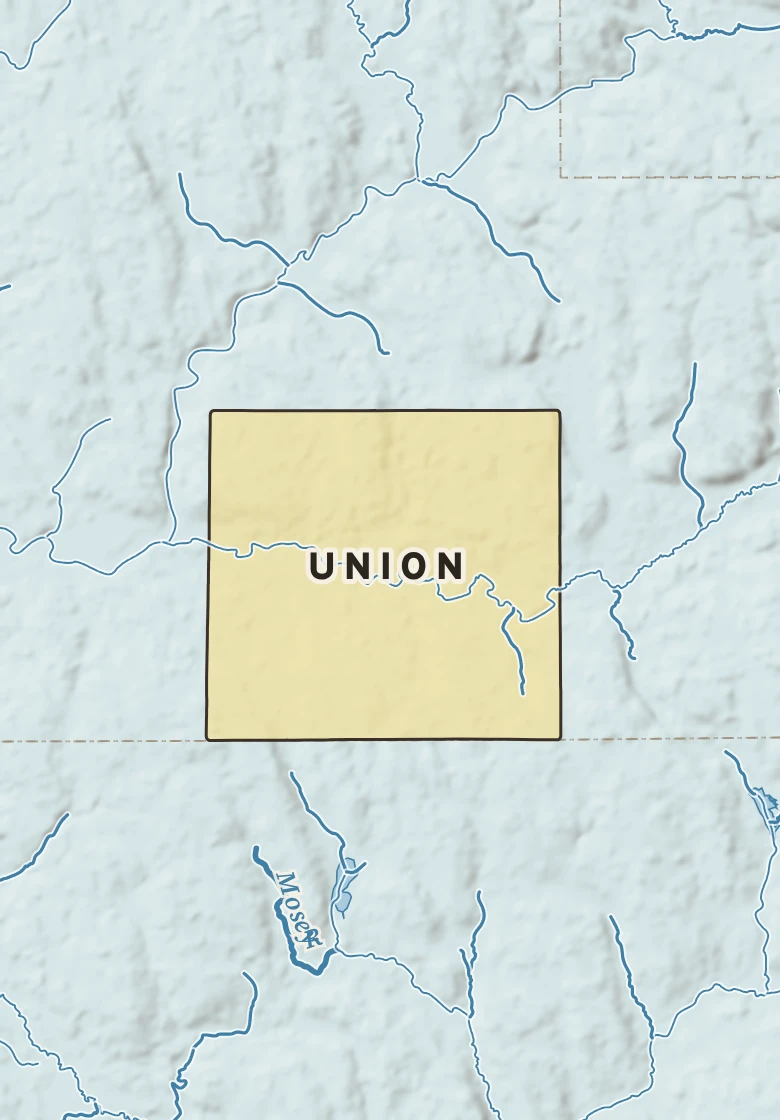 Atlas plate of Union, Pennsylvania.