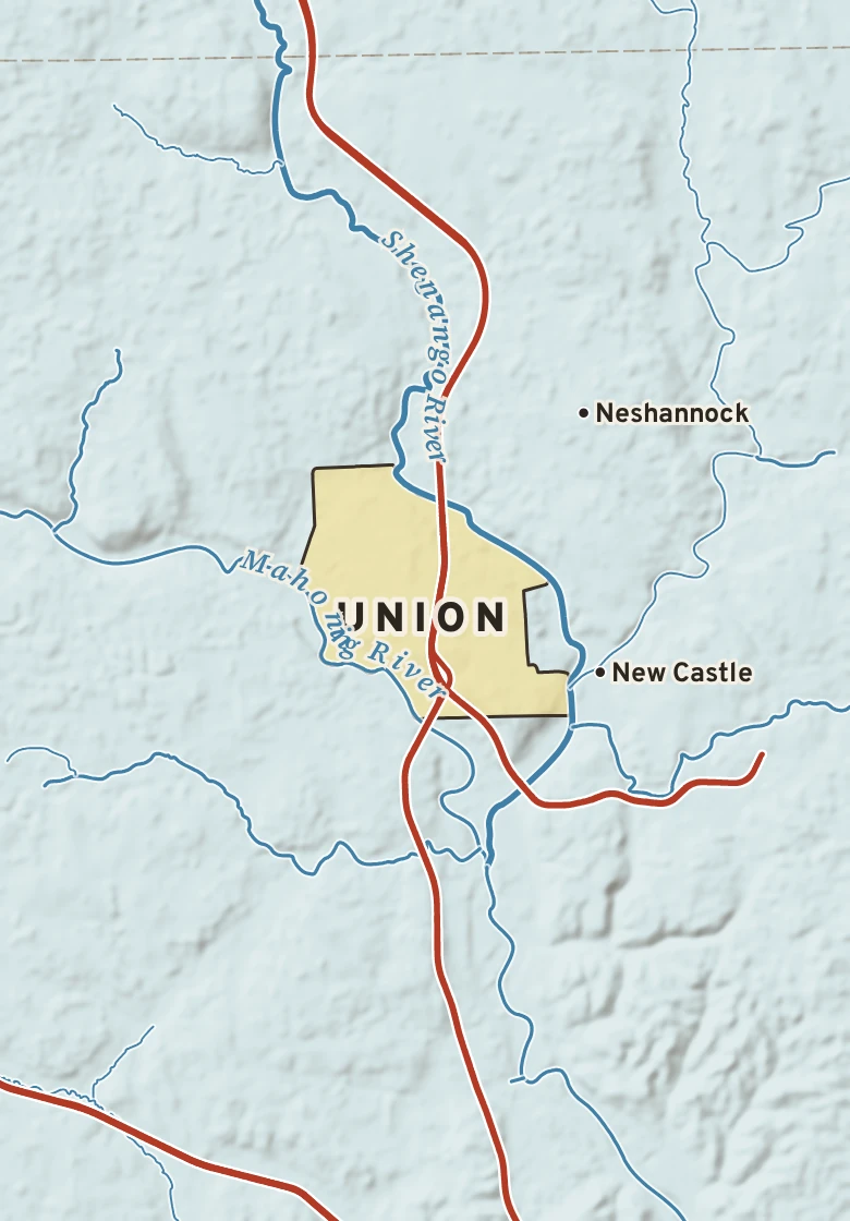 Atlas plate of Union, Pennsylvania.