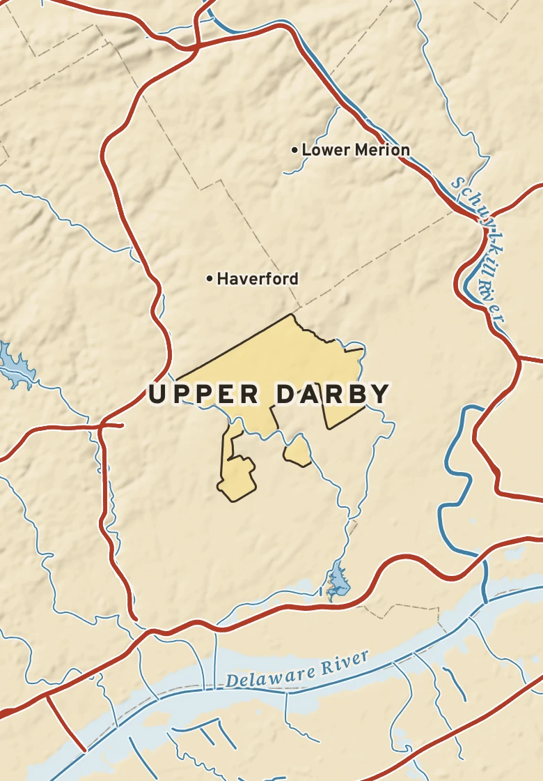 Atlas plate of Upper Darby, Pennsylvania.