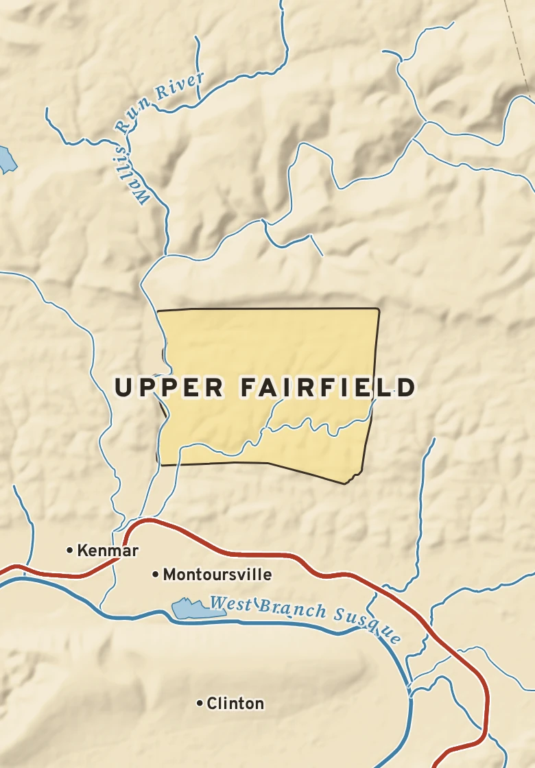 Atlas plate of Upper Fairfield, Pennsylvania.