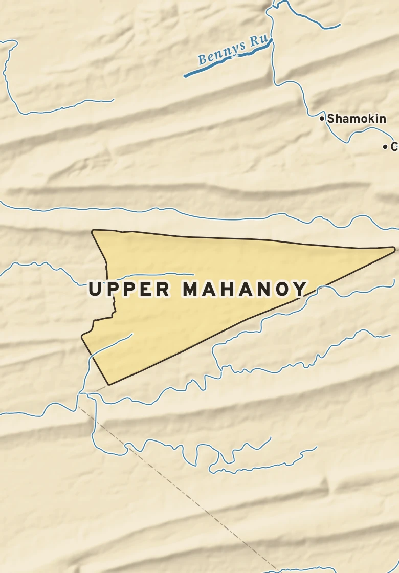 Atlas plate of Upper Mahanoy, Pennsylvania.