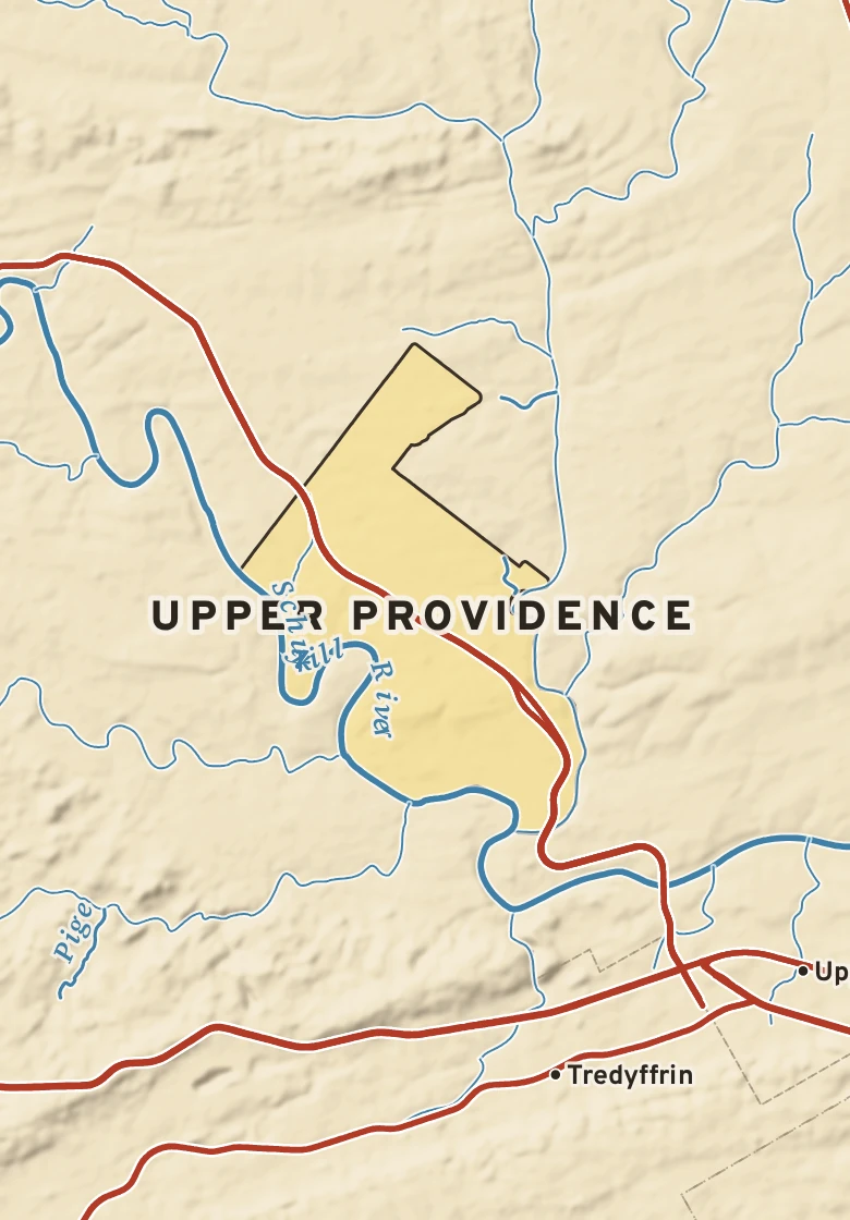 Atlas plate of Upper Providence, Pennsylvania.