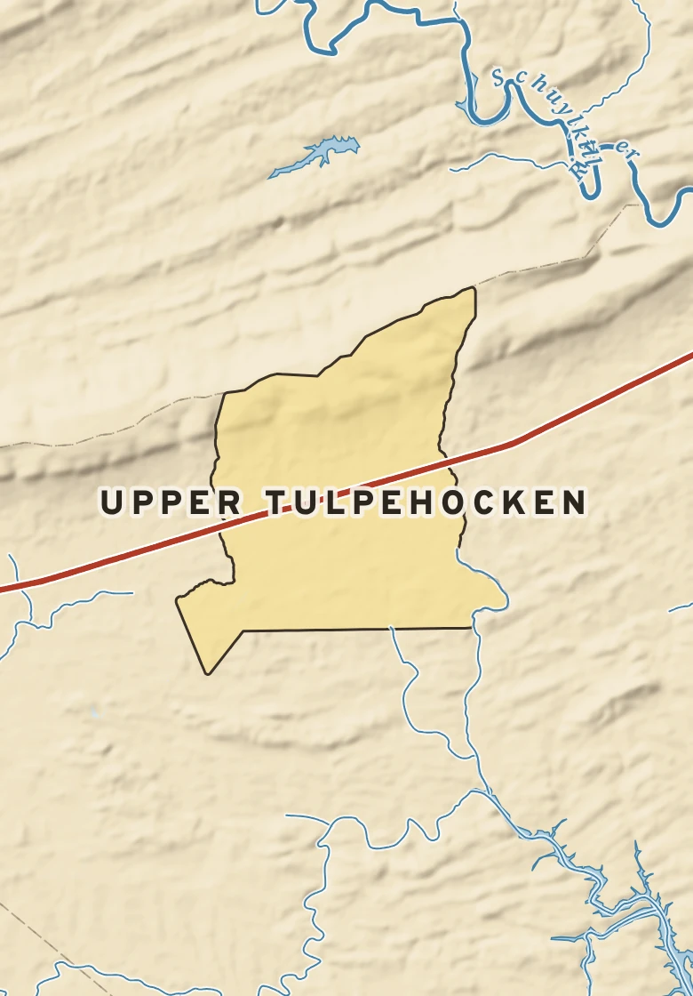 Atlas plate of Upper Tulpehocken, Pennsylvania.