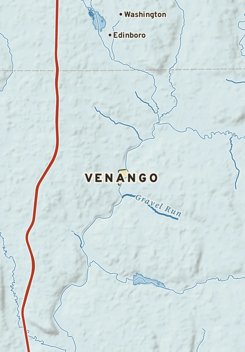 Atlas plate of Venango, Pennsylvania.