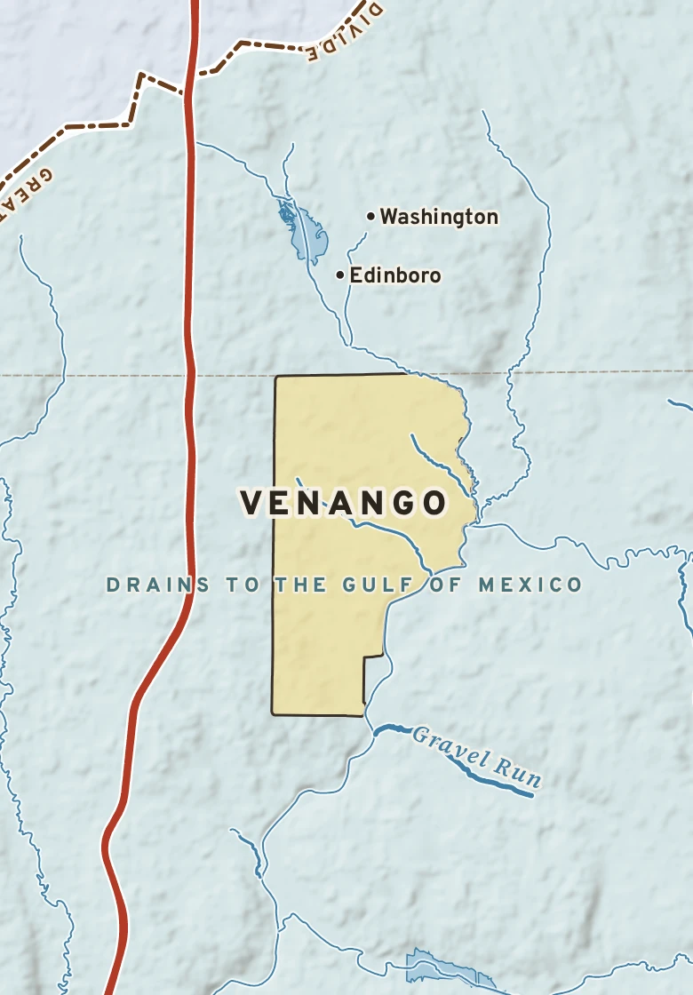 Atlas plate of Venango, Pennsylvania.