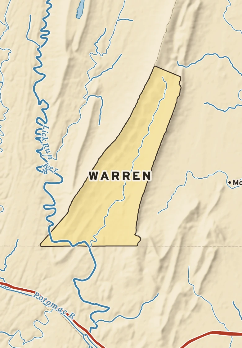 Atlas plate of Warren, Pennsylvania.