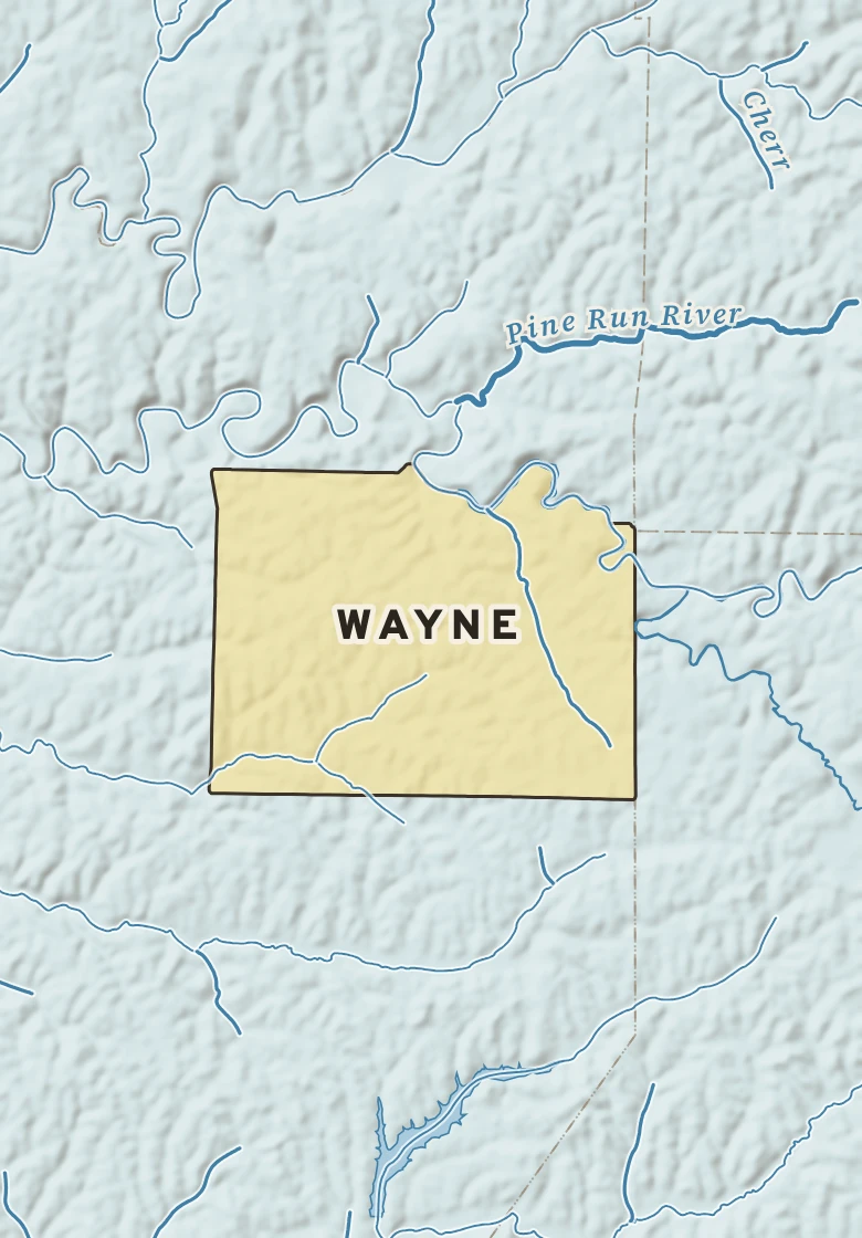 Atlas plate of Wayne, Pennsylvania.