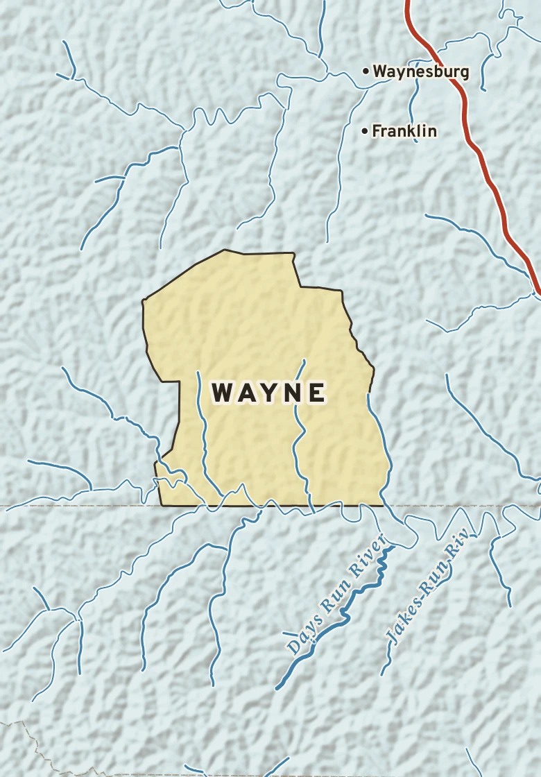 Atlas plate of Wayne, Pennsylvania.