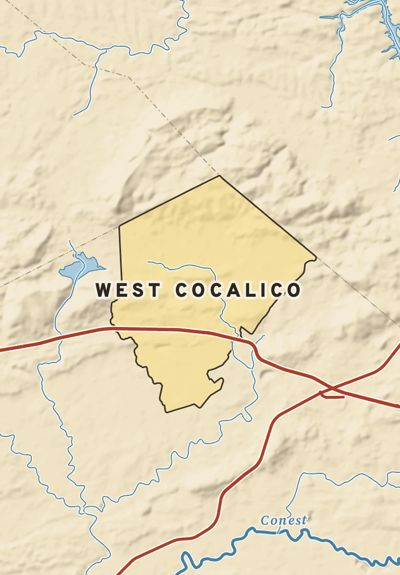 Atlas plate of West Cocalico, Pennsylvania.