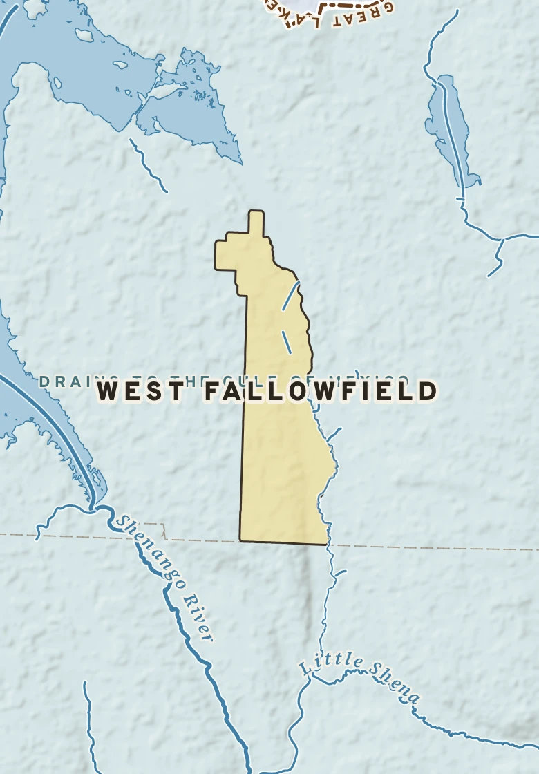 Atlas plate of West Fallowfield, Pennsylvania.