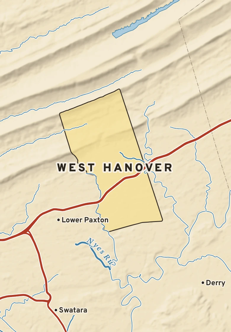 Atlas plate of West Hanover, Pennsylvania.