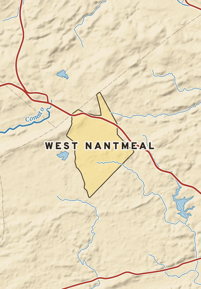 Atlas plate of West Nantmeal, Pennsylvania.