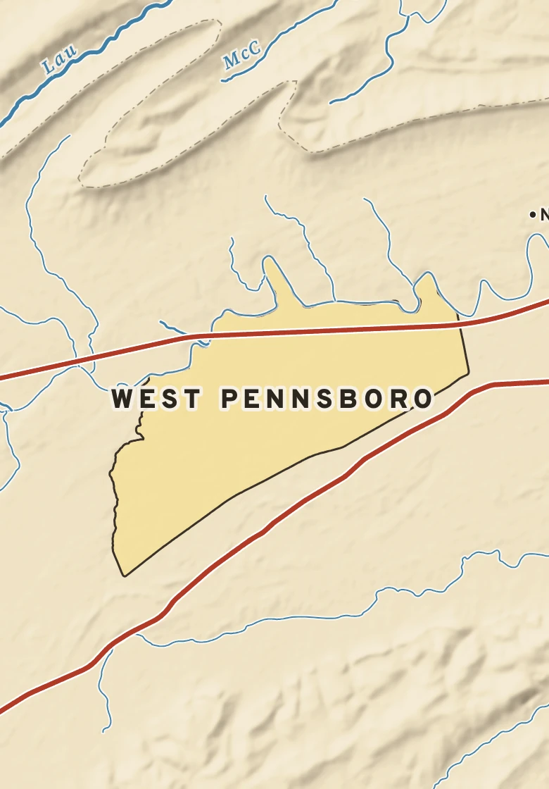 Atlas plate of West Pennsboro, Pennsylvania.