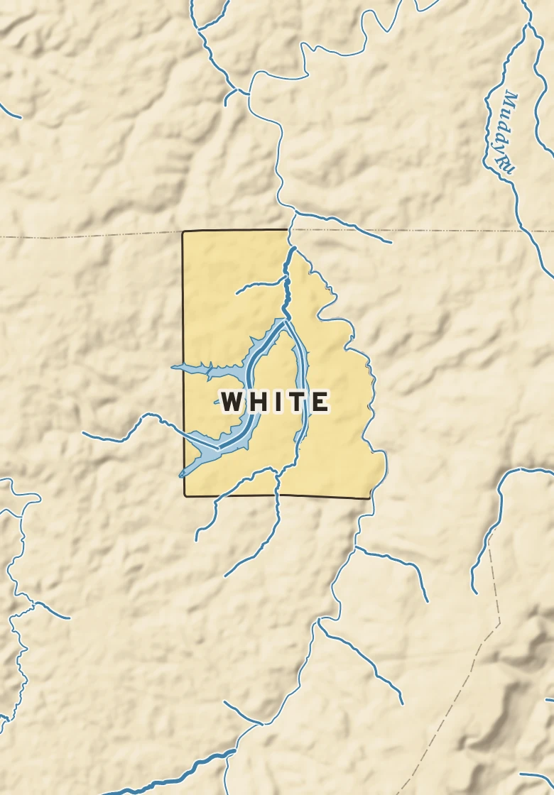 Atlas plate of White, Pennsylvania.