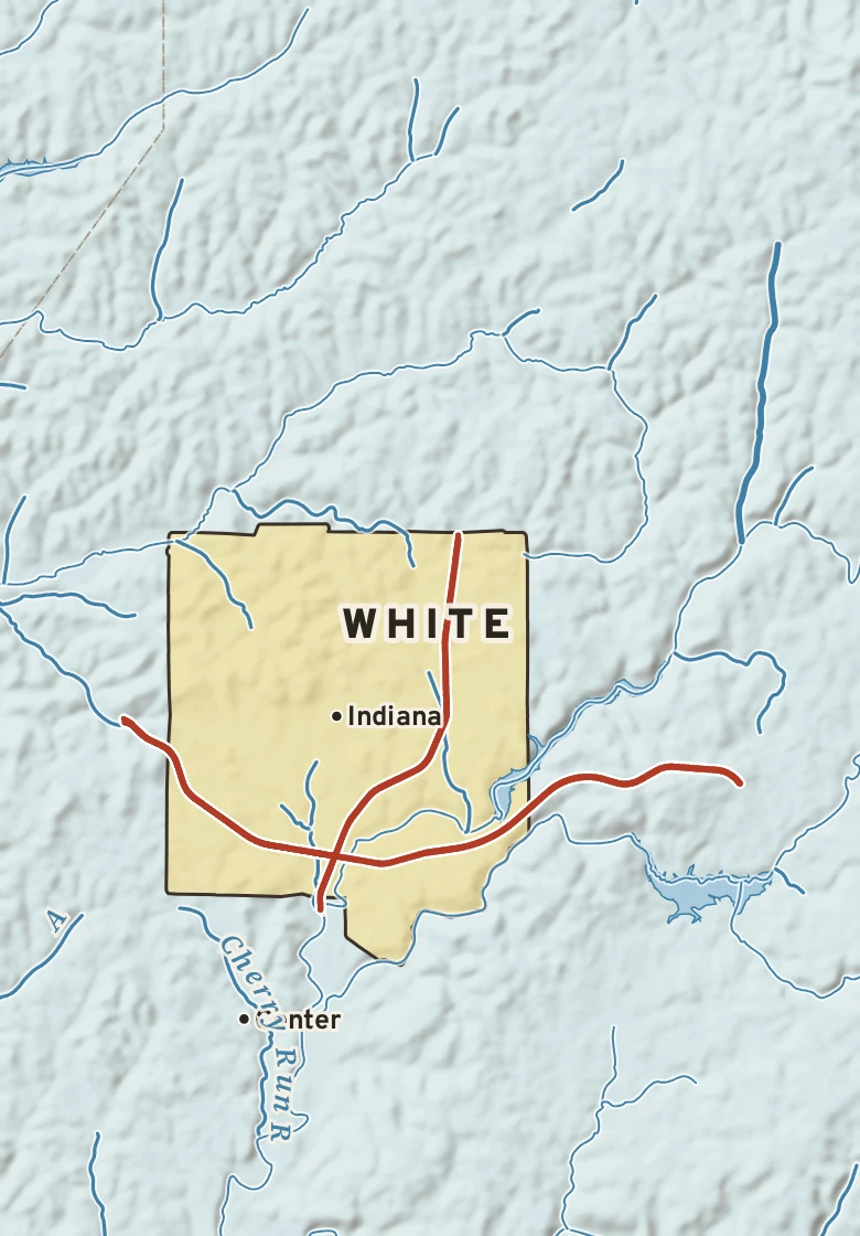 Atlas plate of White, Pennsylvania.