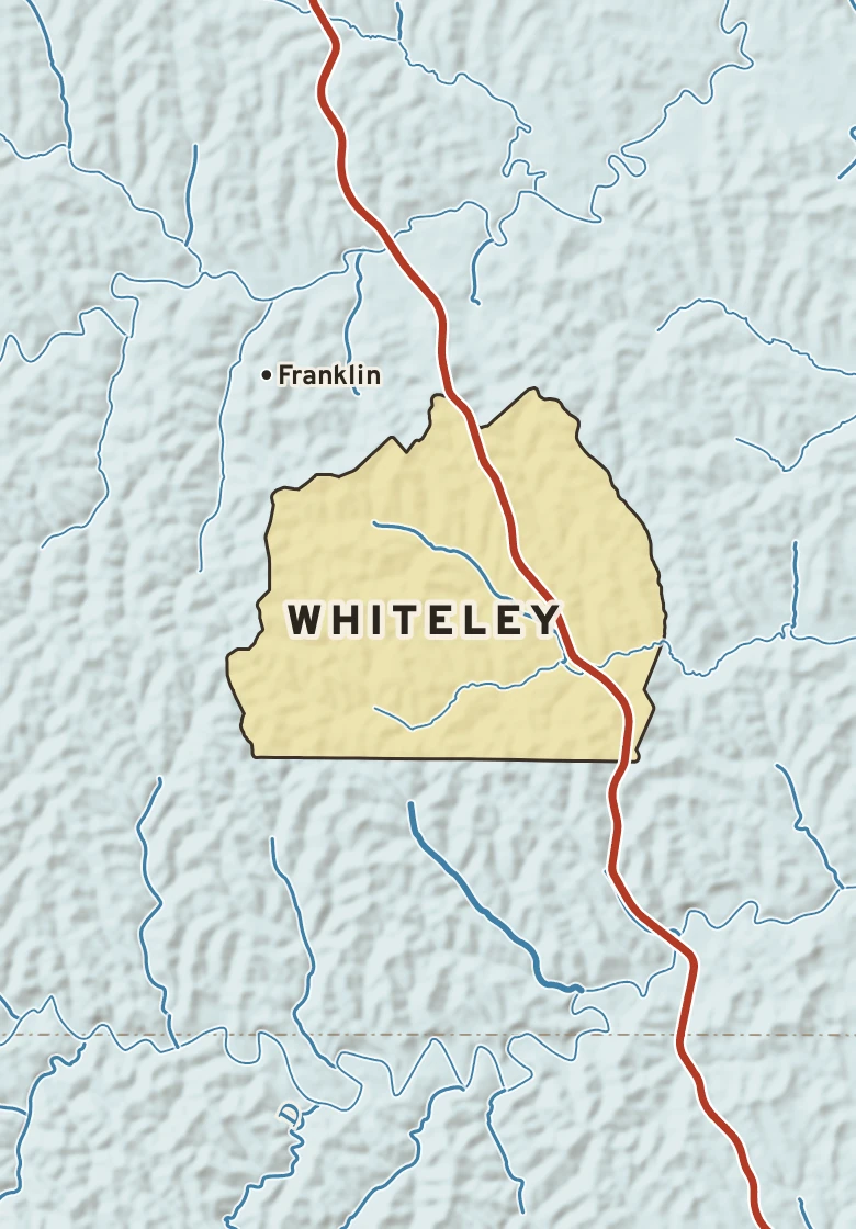 Atlas plate of Whiteley, Pennsylvania.