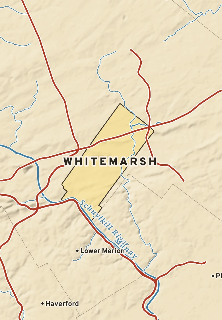 Atlas plate of Whitemarsh, Pennsylvania.