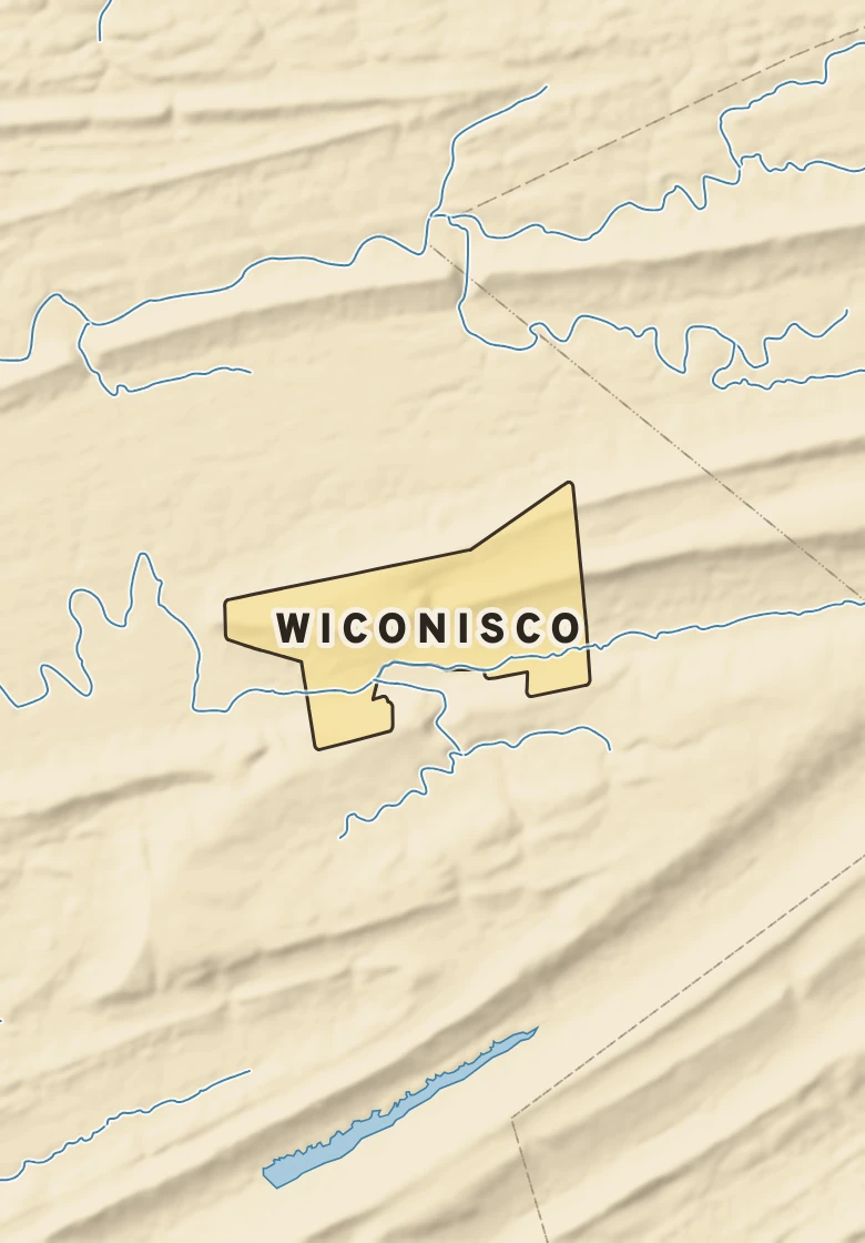 Atlas plate of Wiconisco, Pennsylvania.
