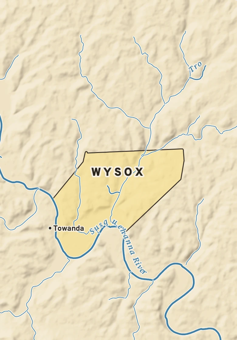 Atlas plate of Wysox, Pennsylvania.