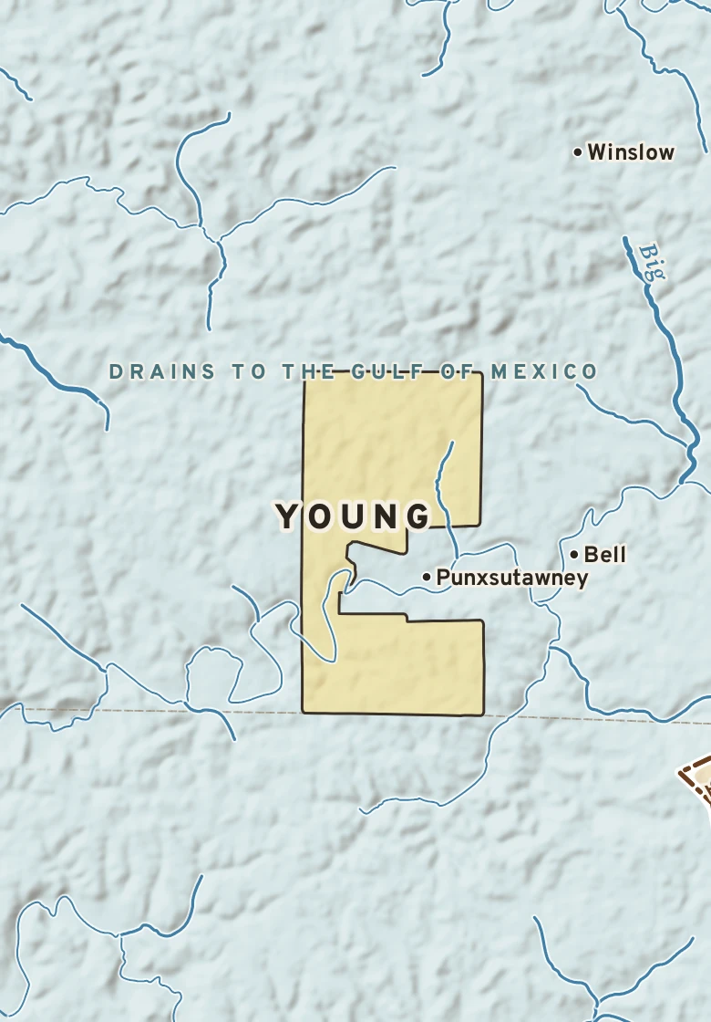 Atlas plate of Young, Pennsylvania.