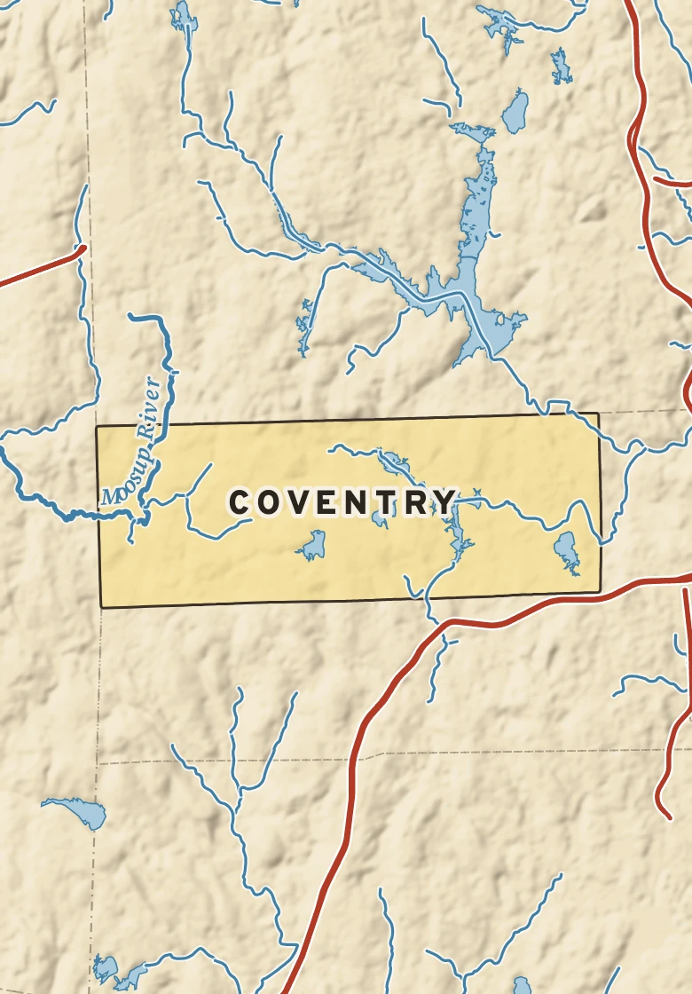 Atlas plate of Coventry, Rhode Island.