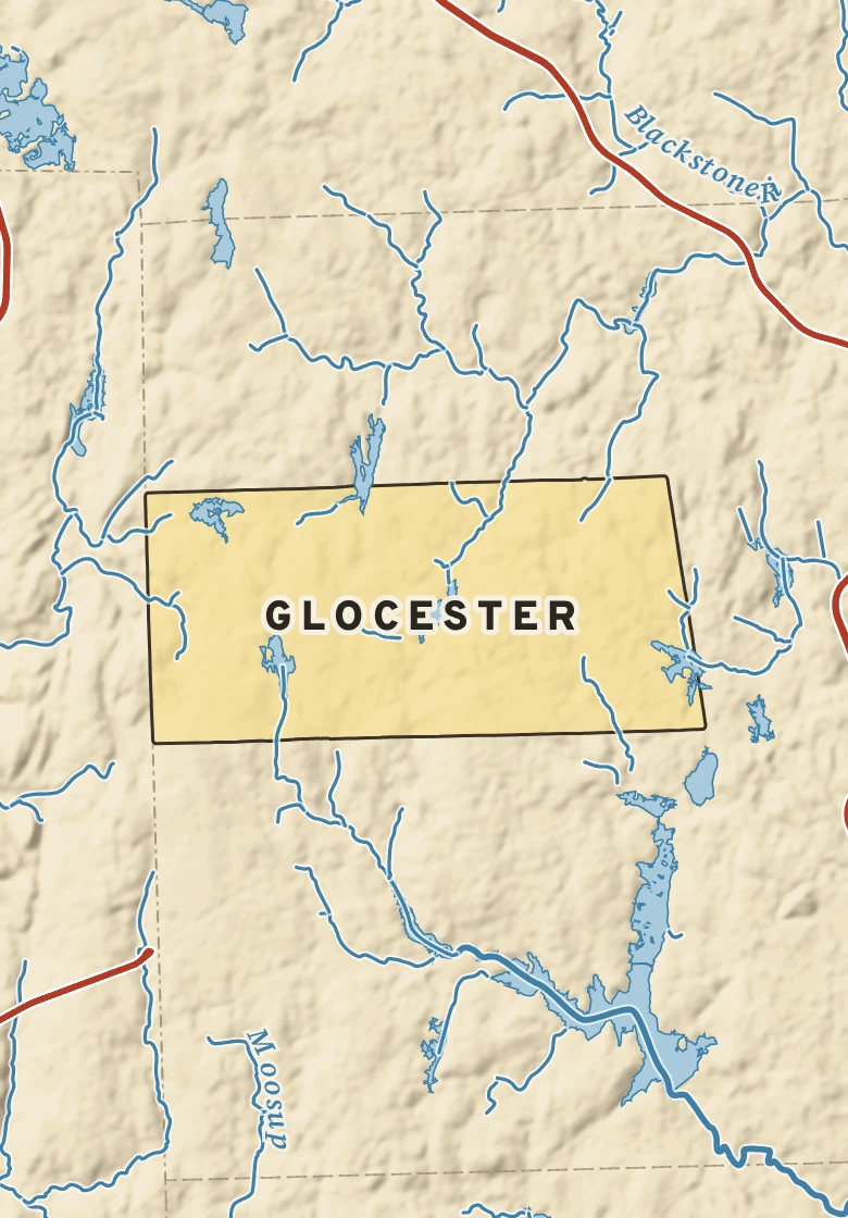 Atlas plate of Glocester, Rhode Island.