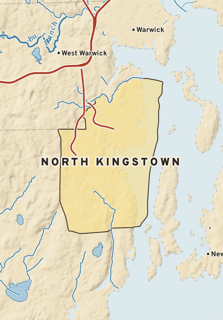 Atlas plate of North Kingstown, Rhode Island.